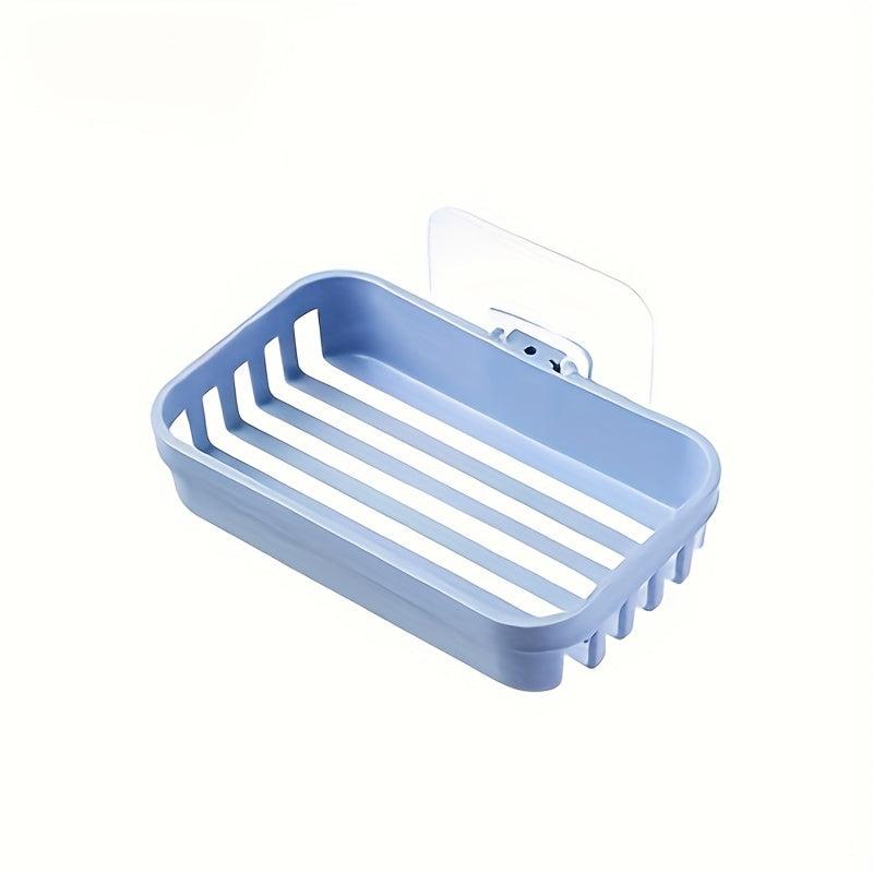 Plastic Wall Mounted Soap Dish Holder Bathroom Tray