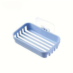 Plastic Wall Mounted Soap Dish Holder Bathroom Tray