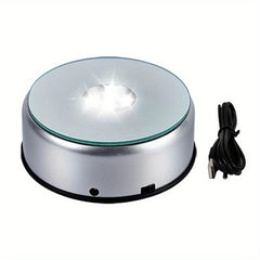 Cup Display Turner Spinner Light Stand USB Power Cable