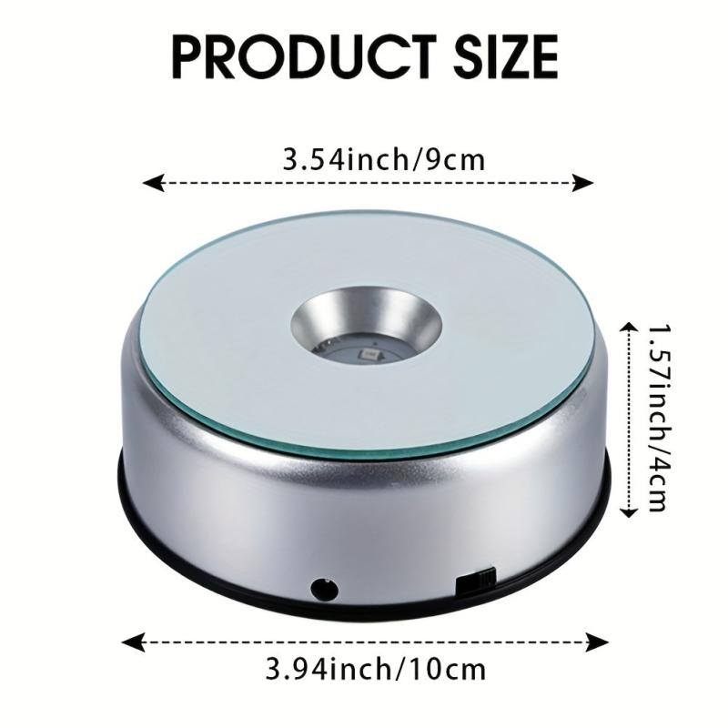 Cup Display Turner Spinner Light Stand USB Power Cable