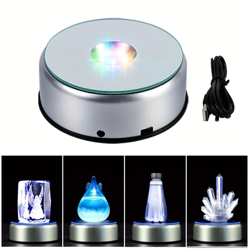 Cup Display Turner Spinner Light Stand USB Power Cable