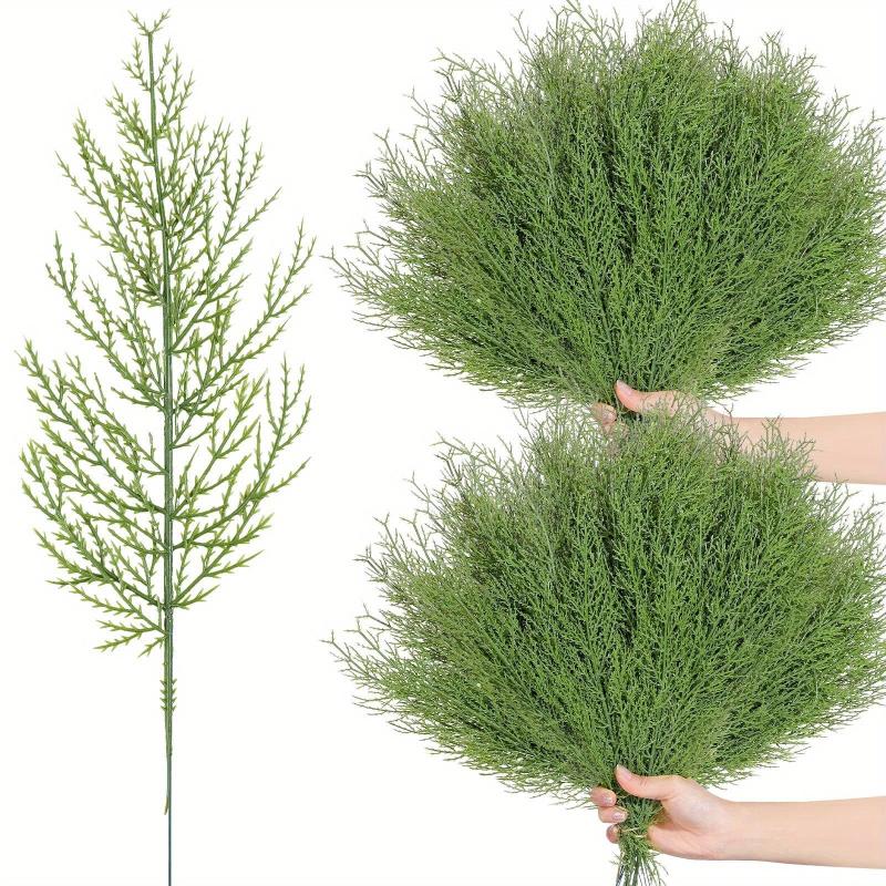 Artificial Snowy Cedar Branches for Christmas Greenery Garland