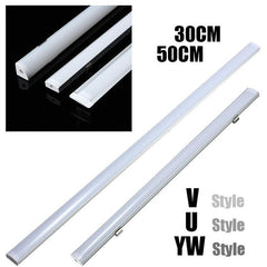10pcs Aluminum LED Strip Light Holder Clips: U V YW Style