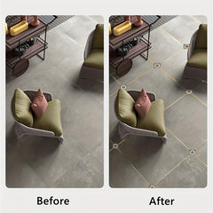 Golden Self Adhesive Tile Sticker Waterproof Gap Sealing Tape for Home Decor