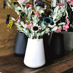 Modern Flower Vase Decor Plastic Porcelain Living Room Decor