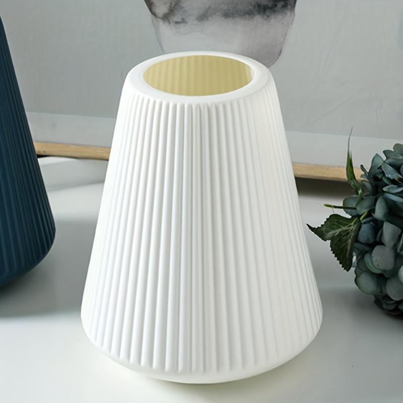 Modern Flower Vase Decor Plastic Porcelain Living Room Decor