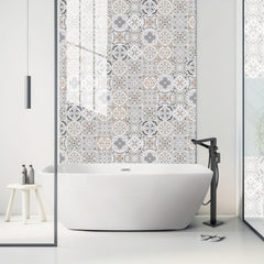 25pcs 4x4 Tile Stickers Peel and Stick DIY Home Decor Waterpro
