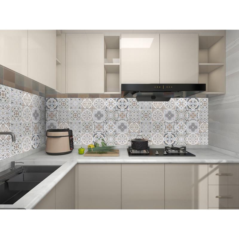 25pcs 4x4 Tile Stickers Peel and Stick DIY Home Decor Waterpro