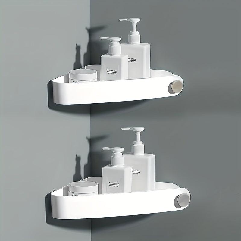2ps Home Storage Shelf Corner Shower Cart Bathroom Corner Shelf Storage