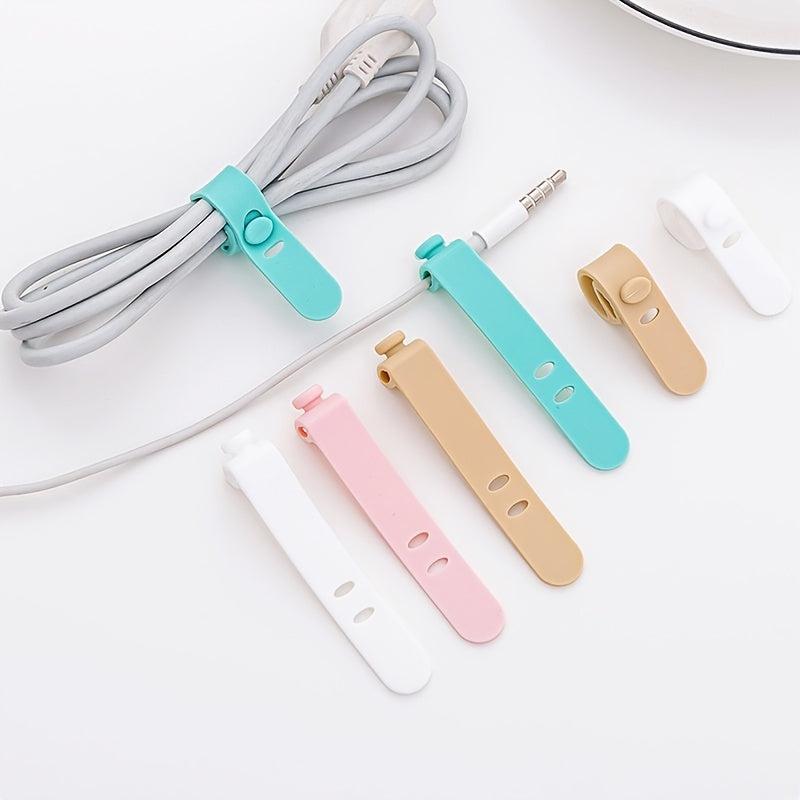 4pcs Anti Lost Earphone Winder Cable Straps
