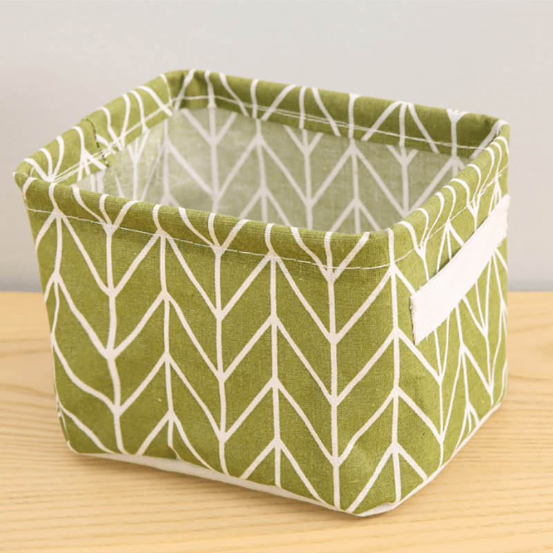 Colorful Geometric Pattern Storage Basket for Home and Office
