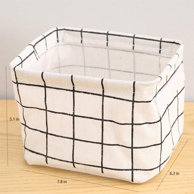 Colorful Geometric Pattern Storage Basket for Home and Office