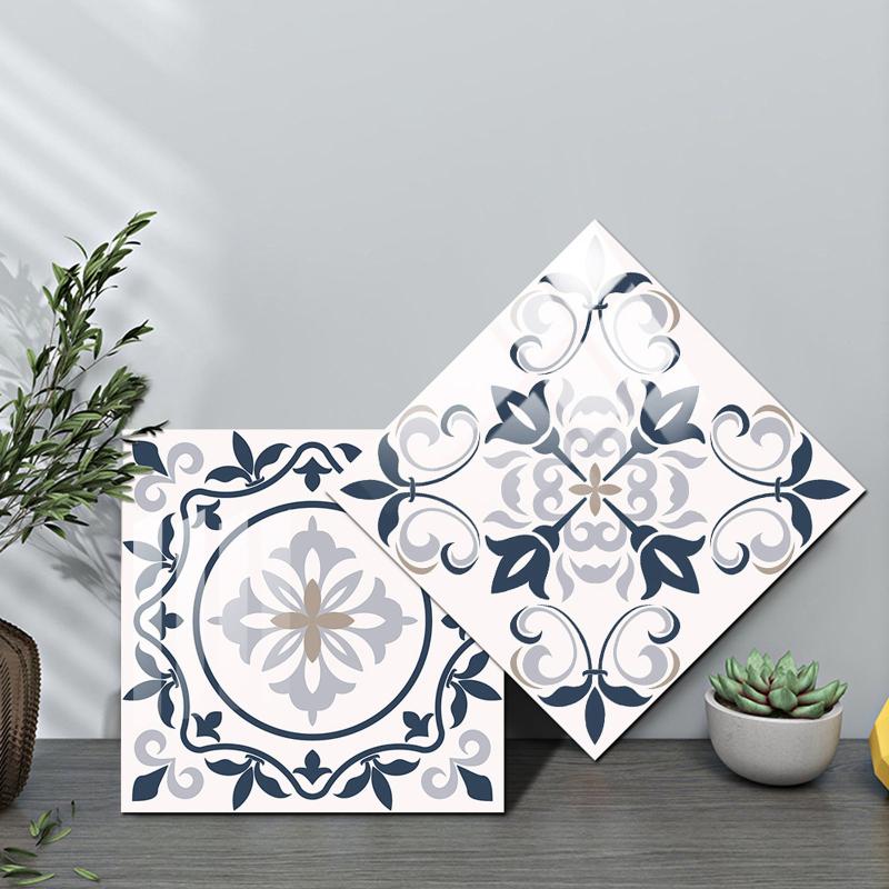 10pcs Waterproof Vinyl Wall Stickers for Home Decor Self Adhesive Tile Decals