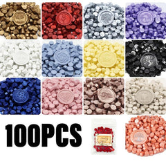 100pcs Sealing Wax Beads for Wax Seal Stamp Embellishment Wedding Invitation
