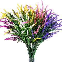 5pcs UV Resistant Artificial Flowers for Garden Porch and Wedding