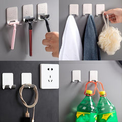 2pcs Razor Holder Shaver Hook Self Adhesive Heavy Duty Stainless Steel