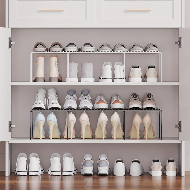 Divider Shoe Rack Cabinet Shelf for Bedroom Decor Space Saving Organizer