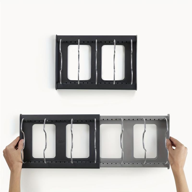 Expandable Pot Rack Pan Organizer Cabinet Organizer Cookware Organizer