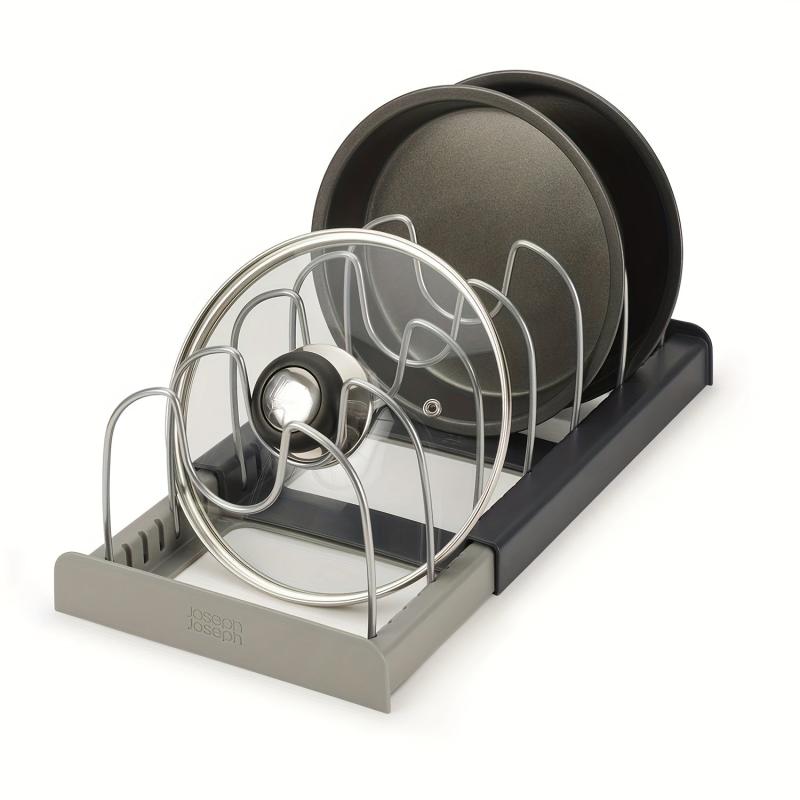 Expandable Pot Rack Pan Organizer Cabinet Organizer Cookware Organizer