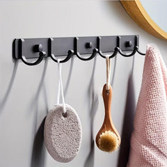 Wall Mounted Coat Hook for Easy Organization 4 Hooks