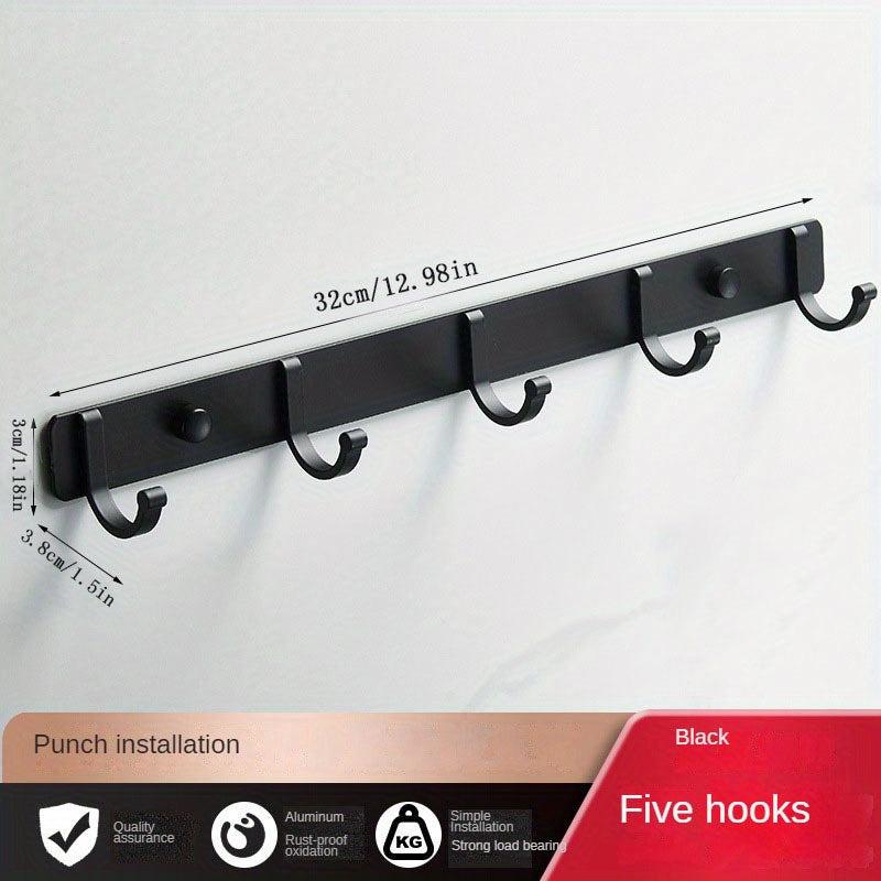 Wall Mounted Coat Hook for Easy Organization 4 Hooks