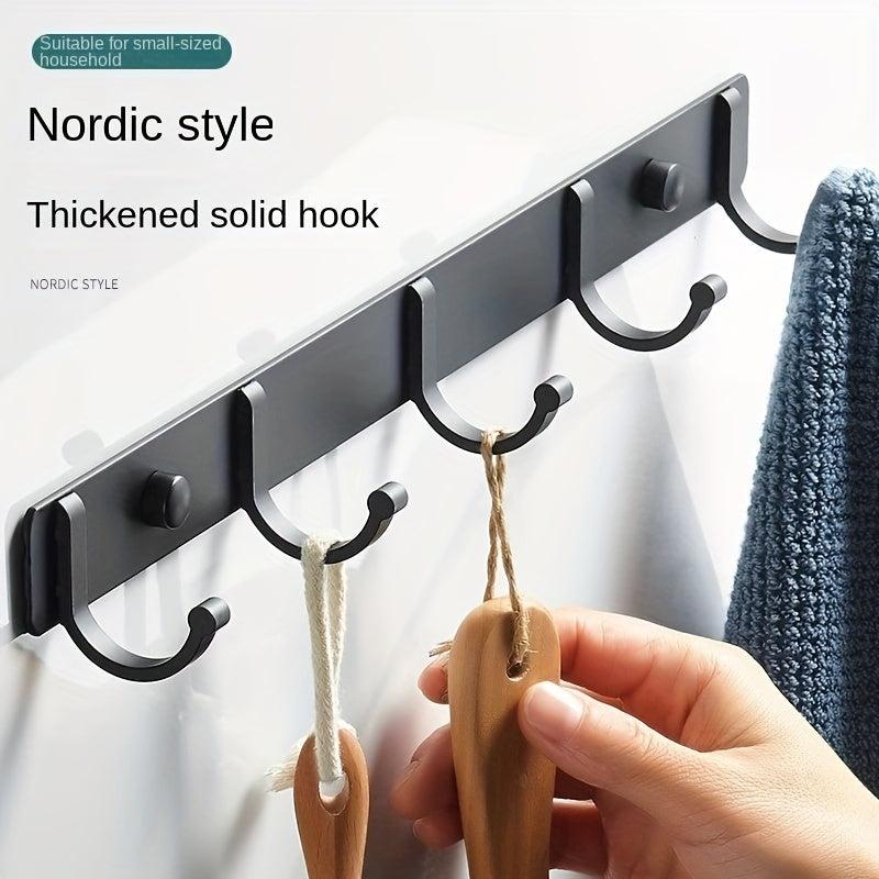 Wall Mounted Coat Hook for Easy Organization 4 Hooks