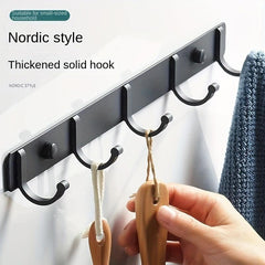 Wall Mounted Coat Hook for Easy Organization 4 Hooks