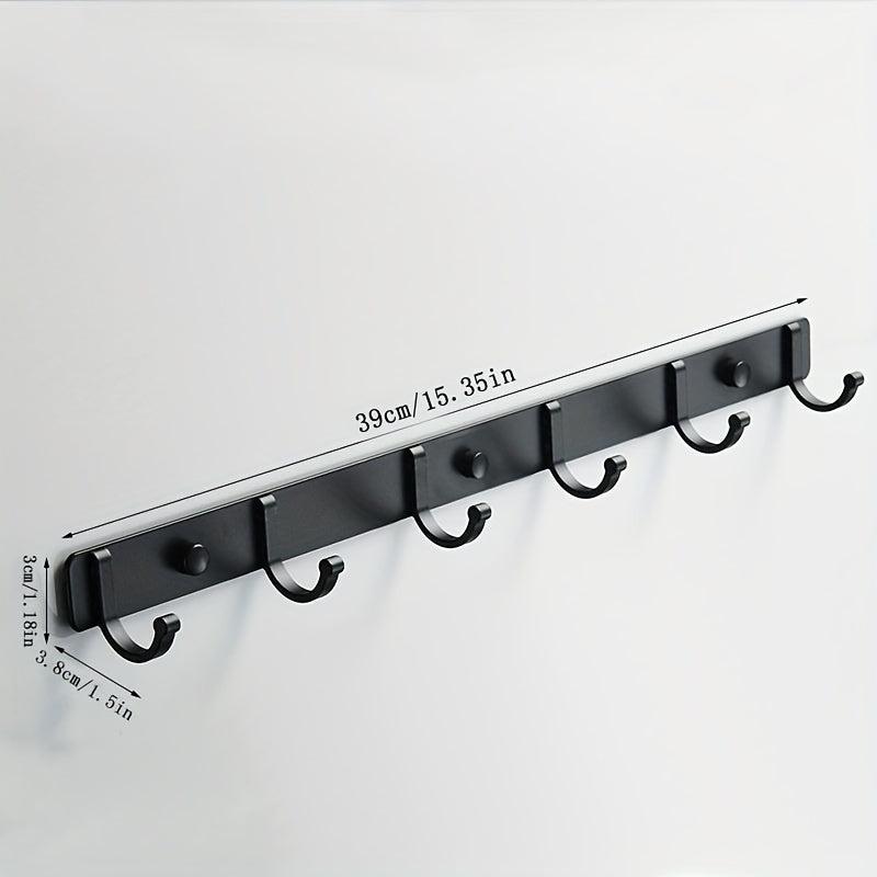 Wall Mounted Coat Hook for Easy Organization 4 Hooks