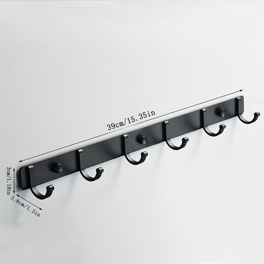 Wall Mounted Coat Hook for Easy Organization 4 Hooks