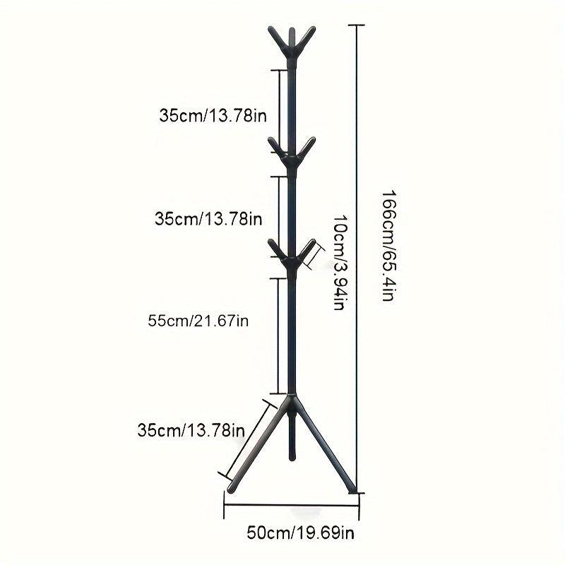 Assembly Floor Coat Rack Iron Garment Rack