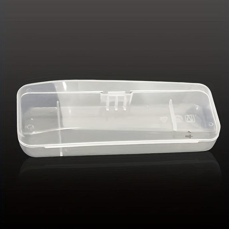 Razor Travel Storage Box Shaver Holder Transparent Plastic Case