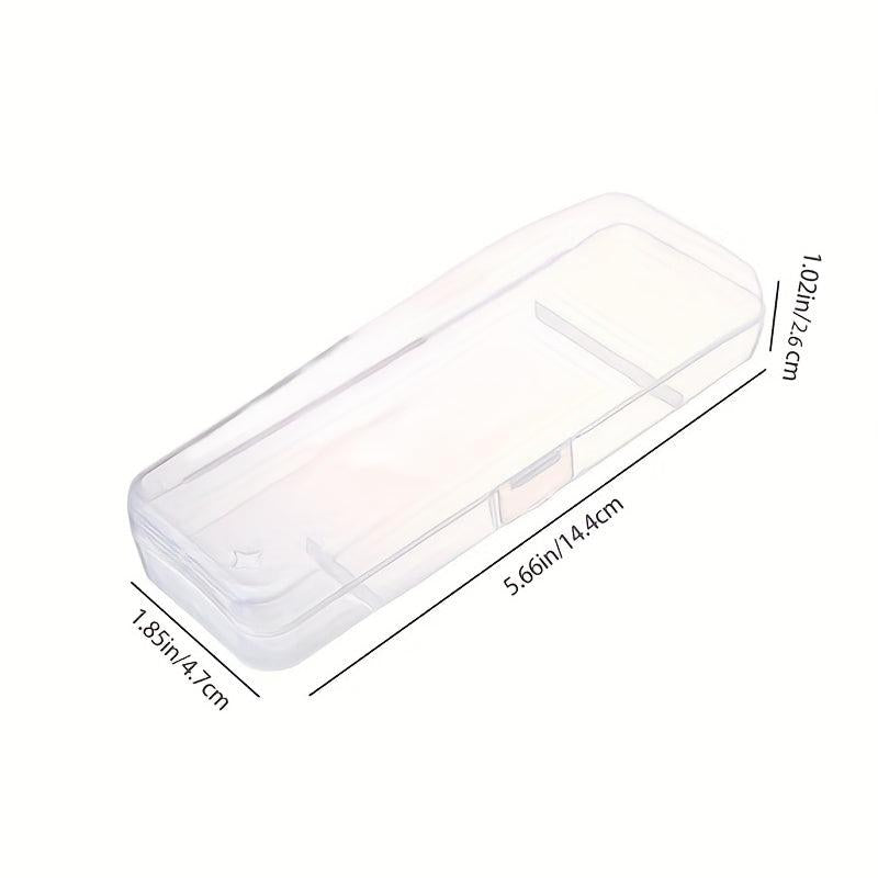 Razor Travel Storage Box Shaver Holder Transparent Plastic Case