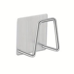 Metal Sink Sponge Holder Adhesive Stainless Steel Rack Hook