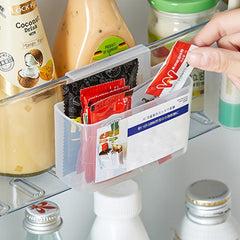Wall Mounted Refrigerator Organizer for Clutter-Free Kitchen