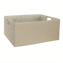 Storage Bin For Shelves Foldable Closet Baskets with Handles