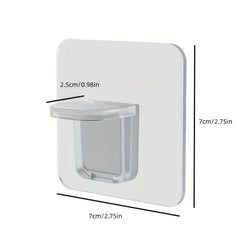 Plastic Hanging Rod Holder Strong Bracket for Curtain Rod Book Shelf Dividers