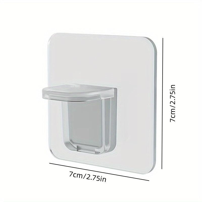 Plastic Hanging Rod Holder Strong Bracket for Curtain Rod Book Shelf Dividers