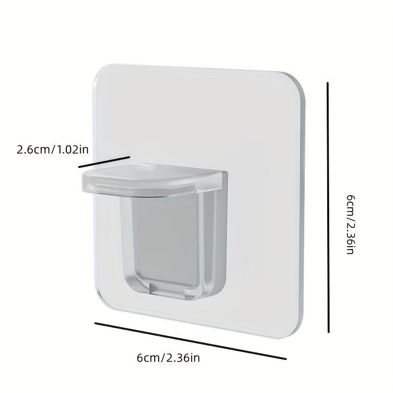 Plastic Hanging Rod Holder Strong Bracket for Curtain Rod Book Shelf Dividers