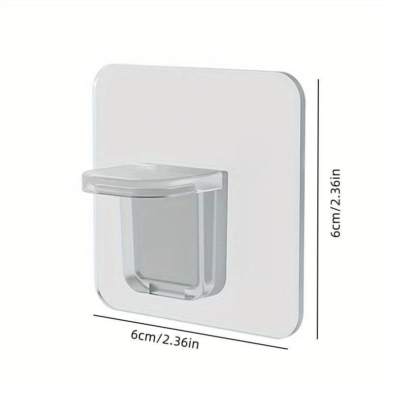 Plastic Hanging Rod Holder Strong Bracket for Curtain Rod Book Shelf Dividers