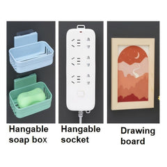 Strong Traceless Hook Functional Buckle Hook Wall Hook Heavy Duty Waterproof