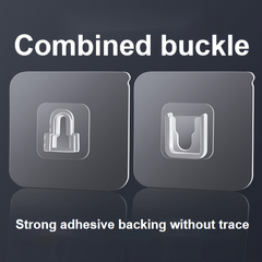 Strong Traceless Hook Functional Buckle Hook Wall Hook Heavy Duty Waterproof