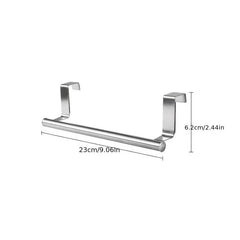 Stainless Steel Over the Door Towel Rack Storage for Bathroom
