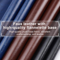 PU Leather Roll 33x139cm Solid Synthetic Faux Leather for Sewing Crafting
