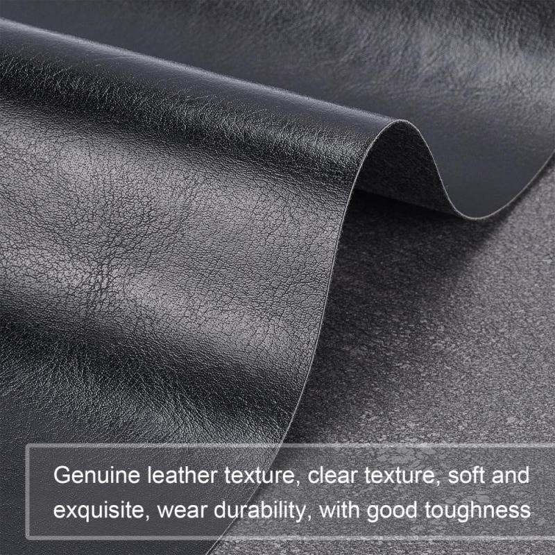 PU Leather Roll 33x139cm Solid Synthetic Faux Leather for Sewing Crafting
