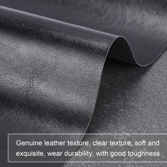 PU Leather Roll 33x139cm Solid Synthetic Faux Leather for Sewing Crafting