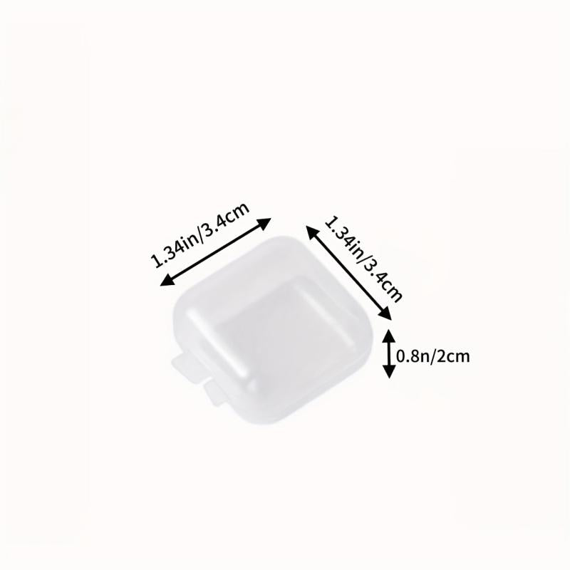 5pcs Mini Plastic Jewelry Storage Box Travel Case Small Organizer