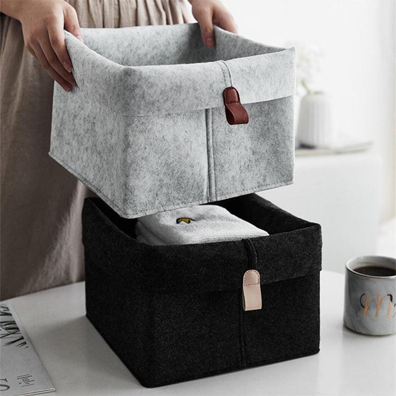 Desktop Sundries Storage Box for Towels and Clothes