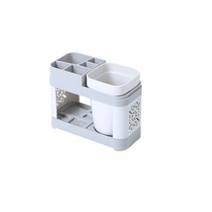 Toothbrush & Toothpaste Holder Set Bathroom Storage Rack