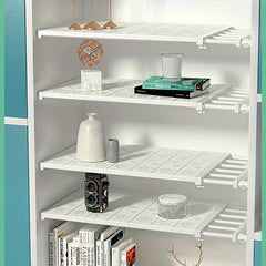 Adjustable Tension Shelf Rod for Closet Organization