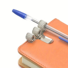 1pc Spring Pen Holder Clip Metal Pen Holder Carbon Steel Pen Holder Clips